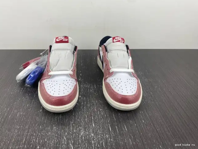 'RED BLACK' LOW 1 X JORDAN AIR OG ROOM TROPHY FN0432-017 0528